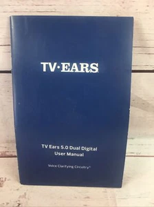 TV EARS 5.0 SPEAKER USER MANUAL PAMPHLET - Picture 1 of 12