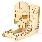 Skull Dice Tower Holzsch&#228;Del Carving Dice Easy Roller Box f&#252;r -Brettspie6619