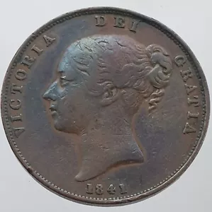 VICTORIA 1 PENNY 1841 ROYAUME-UNI - Bild 1 von 2