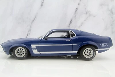 WELLY ACME Team Shelby's #1 1969 Boss 302 Trans Am Mustang Street Chase 1:18 - Image 1 of 4