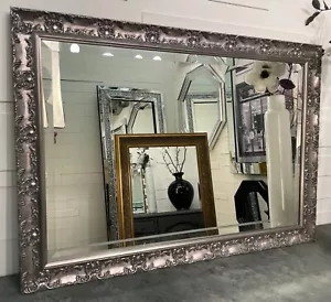 Antique Silver Mirror Vintage Ornate Style Wall Mirror - OPERA - *NEW* - Picture 1 of 6