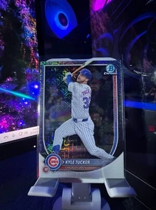 2025 Bowman Mega Box Kyle Tucker Chrome Mojo Refractor Card #43 Chicago Cubs - Bild 1 von 2