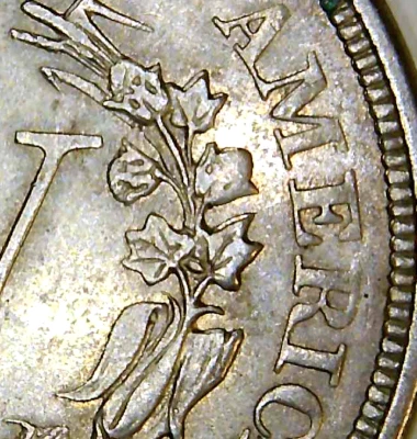 1883 US Liberty V Nickel Error Coin: Major Doubling (CO-625) - Image 1 of 4