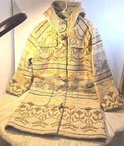 Woolrich Vintage Wool Long Blanket Coat L GUC - Picture 1 of 24