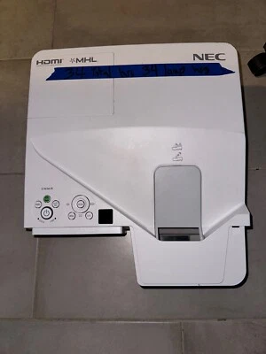NEC NP-UM361X ShortThrow LCD Projector ONLY 34  Total Hours Used & 34 Lamp Hours - Image 1 of 4