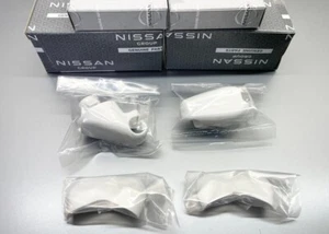 Genuine Nissan R35 GT-R GTR Sun visor cover holder set Egoist WHITE - Picture 1 of 1