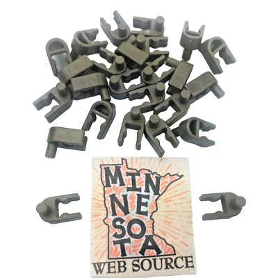 (50) K’NEX / Knex Bronze Interlocking End Clips – Rare Specialty Parts & Pieces - Image 1 of 4