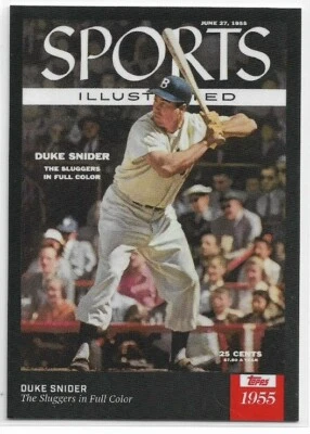 2021 Topps x Sports Illustrated Duke Snider junho de 1955 capa #2 (na mão)  - Imagem 1 de 2