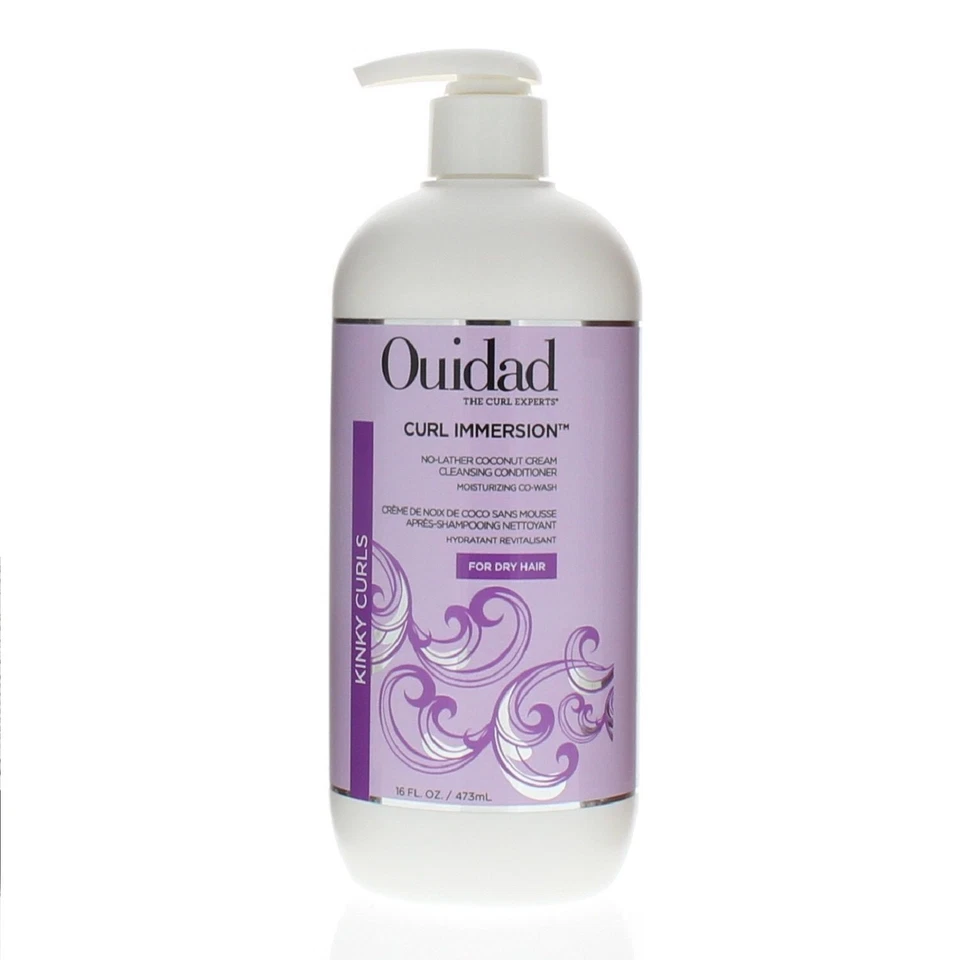 Ouidad Curl Immersion No-lather Coconut Cream Cleansing Conditioner 16oz
