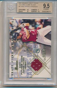 2001 Bowman Draft Picks (Future Game Relics) Adrian Gonzalez (#FGRAG) BGS9.5 BGS - Picture 1 of 1