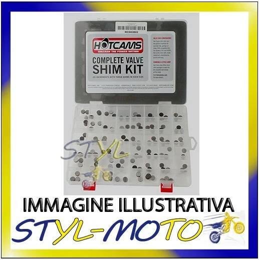 HCSHIM01 SPESSORI PIATTELLI GIOCO VALVOLE HOT CAMS YAMAHA WR250R DUAL SPORT 2013 - Immagine 1 di 1