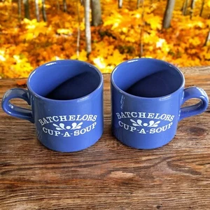 Vintage Pair of Bachelors Soup Mugs Nostalgia 2 X Bachelor's Soup Mugs In VGC - Picture 1 of 8