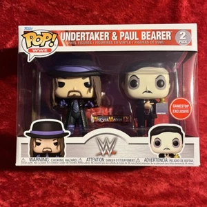 Funko Pop WWE Undertaker & Paul Bearer Wrestlemania IX 2-pack Gamestop Exclusive - Picture 1 of 6