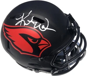 KURT WARNER SIGNED ARIZONA CARDINALS ECLIPSE MINI FOOTBALL HELMET PSA/DNA HOF - Picture 1 of 3