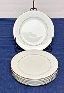 Vintage Noritake 8-1/4" Salad Plates Versailles Pattern #6565 - Set of 6 EUC - Picture 1 of 5