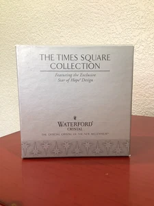Waterford Kristall Times Square Kugel Ornament Stern der Hoffnung Design 2000 ~SCHÖN~ - Bild 1 von 15