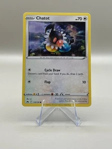 CHATOT #112/159 POKEMON Crown Zenith (Common, NM) ENGLISH - Picture 1 of 4