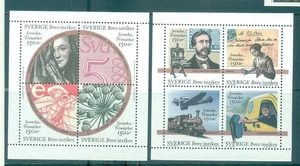 Svezia - Sc# 2512-3. 150° Ann. 2005 Francobolli svedesi. MNH $15,00. - Foto 1 di 1