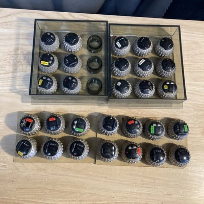 IBM Type Ball Selectric Lot of 29 Latin Symbol Russian German Greek Bold Italic - Image 1 of 4