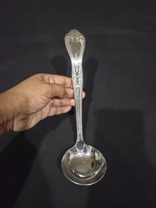 Spoonful Of Comfort Stainless Steel Metal Serving Soup Ladle 9" Handle Silver - Picture 1 of 7