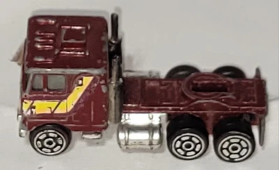 Universal Product Semi Truck Cab 1978 Maroon Made in Hong Kong - Image 1 of 4