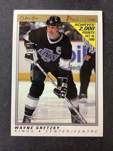 1990-91 O-Pee-Chee Premier #38 Wayne Gretzky Los Angeles Kings NR-MINT - Picture 1 of 2