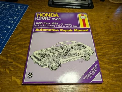 Honda Civic CVCC 1980-1983 manual de reparación AI modelos Haynes 42021 Foto 1 de 3