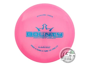 USED Dynamic Discs Lucid Bounty 177g Pink Blue Foil Midrange Golf Disc - Picture 1 of 2