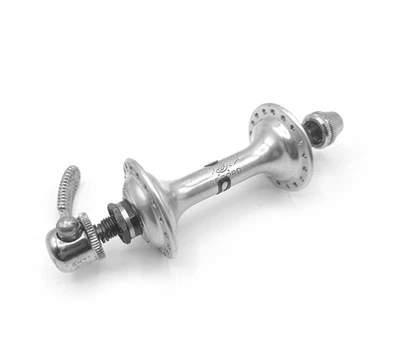 Moyeux avant Campagnolo Record 36 trous vélo ancien vintage - Photo 1/4