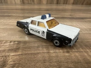 Matchbox Plymouth Gran Fury Superfast No. 10 Police Car White 1979 - Picture 1 of 10
