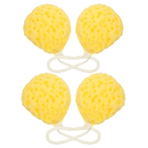 4pcs Body Sponges For Shower: Soft Honeycomb Bath Sponges - Mesh Pouf Body - Picture 1 of 12