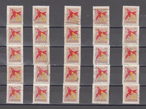 CANADA - USED  - SCOTT # 707  X 25  STAMPS / FLOWERS - WESTERN COLUMBINE - Bild 1 von 1