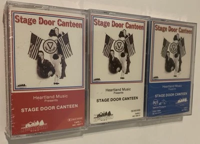 NIOB Vintage Stage Door Canteen Base Cassettes Set of 3 Heartland Music 1980's - Image 1 of 4