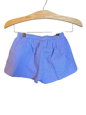 Crewcuts Girls Shorts Purple Linen Blend Size 5 NWT - Image 1 of 3
