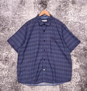 Tommy Bahama The Coconut Point Shirt XXL Mens Blue Geometric Hawaiian - Picture 1 of 8