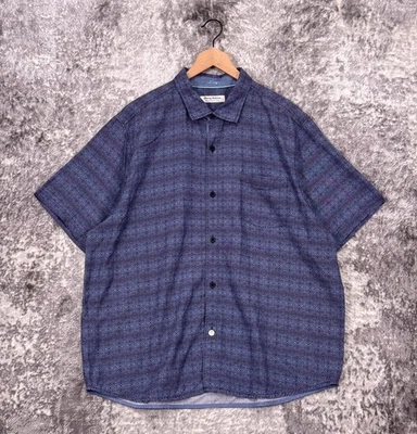 Tommy Bahama The Coconut Point Shirt XXL Mens Blue Geometric Hawaiian - Image 1 of 4
