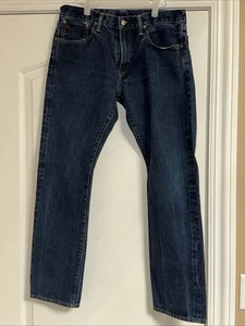 Polo Ralph Lauren Varick Slim Straight Jeans Mens Size 32x30 Medium Wash Denim - Picture 1 of 7