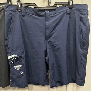 Columbia PFG Omni-Shield Herren Angelshorts 42W 10L dunkelblau - Bild 1 von 5