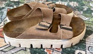 Papillio by Birkenstock women’s Arizona Chunky Slide Sandal - Warm Sand size 40 - Picture 1 of 9