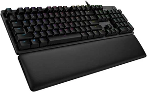 Logitech G513 Mechanical Gaming Keyboard with Palm Rest, RGB LIGHTSYNC, GX...  - Picture 1 of 11