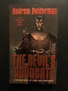 1990 “The Devil’s Advocate” Andrew Neiderman 1st Edition Pocket Horror - VG++ - Imagen 1 de 10