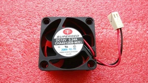 1PC SUPERRED 4020 CHA4012EB-M(E) DC12V 0.24A 4CM 2-wire ball cooling fan - Afbeelding 1 van 2