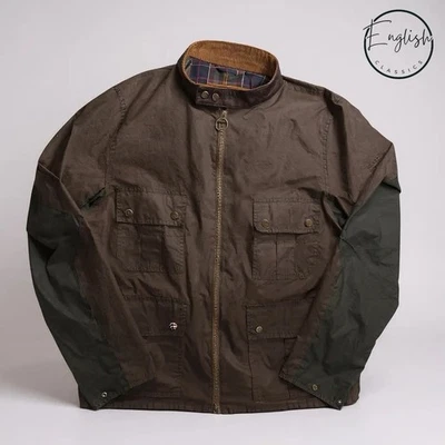 Chaqueta de cera Barbour International Steve McQueen Chico para hombre XL oliva  Foto 1 de 4
