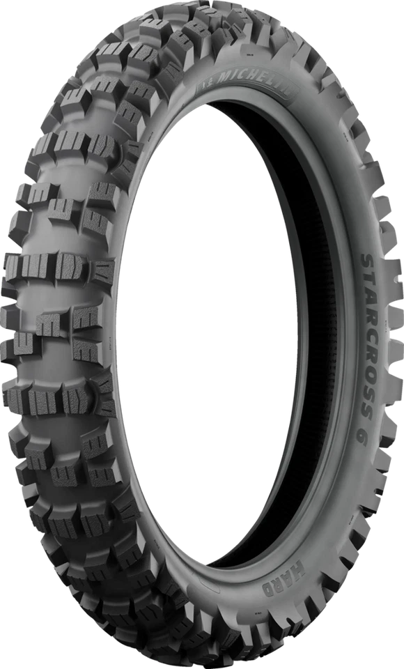MICHELIN 52416 Tire - StarCross 6 Hard - Rear - 110/90-19 - 62M - Image 1 of 1