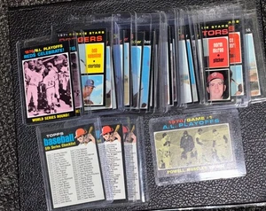 (43) 1971 TOPPS BASEBALL VENDING CARDS (MANY MINOR STARS, CHECKLISTS, VALENTINE) - Picture 1 of 1