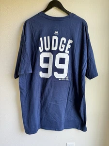 Camiseta Hanes Aaron Judge NY Yankees talla XXL azul marino manga corta Beefy - Imagen 1 de 15