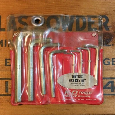 K-D Tools USA  No 46 8 Piece Metric Hex Key Set , LNIB  - Image 1 of 4