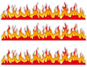Feuerwehr Mann Flamme essbar Tortenband Bordüre Bild Party Deko Geburtstag Auto - Bild 1 von 10