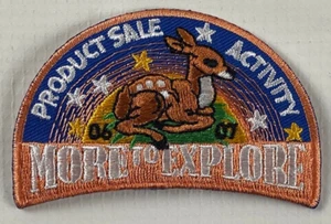 Product Sale Activity More to Explore 2006 2007 Retired Girl Scout Badge Patch - Picture 1 of 3