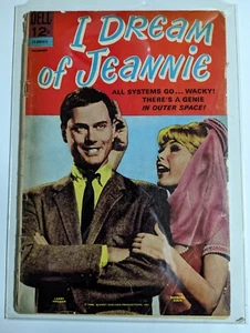 Vintage ☁️ I Dream of Jeannie #2 (Barbara Eden) (Larry Hagman) Dell Comics 1966  - Picture 1 of 2
